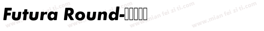 Futura Round字体转换